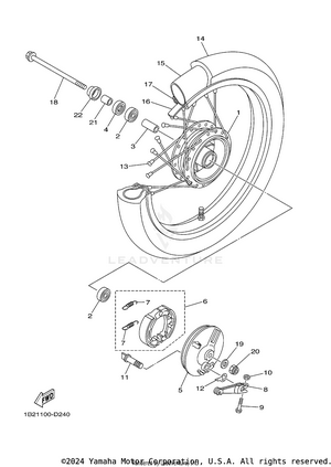Front Wheel Ey Schematic