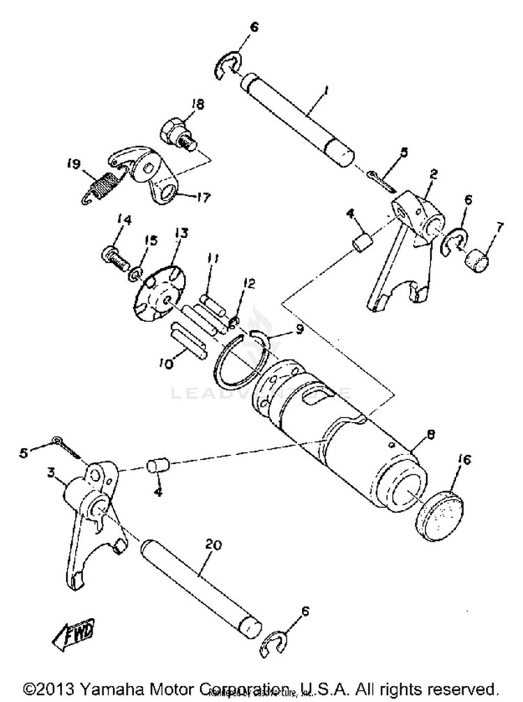 Shifter A JT1 - 1971 Schematic