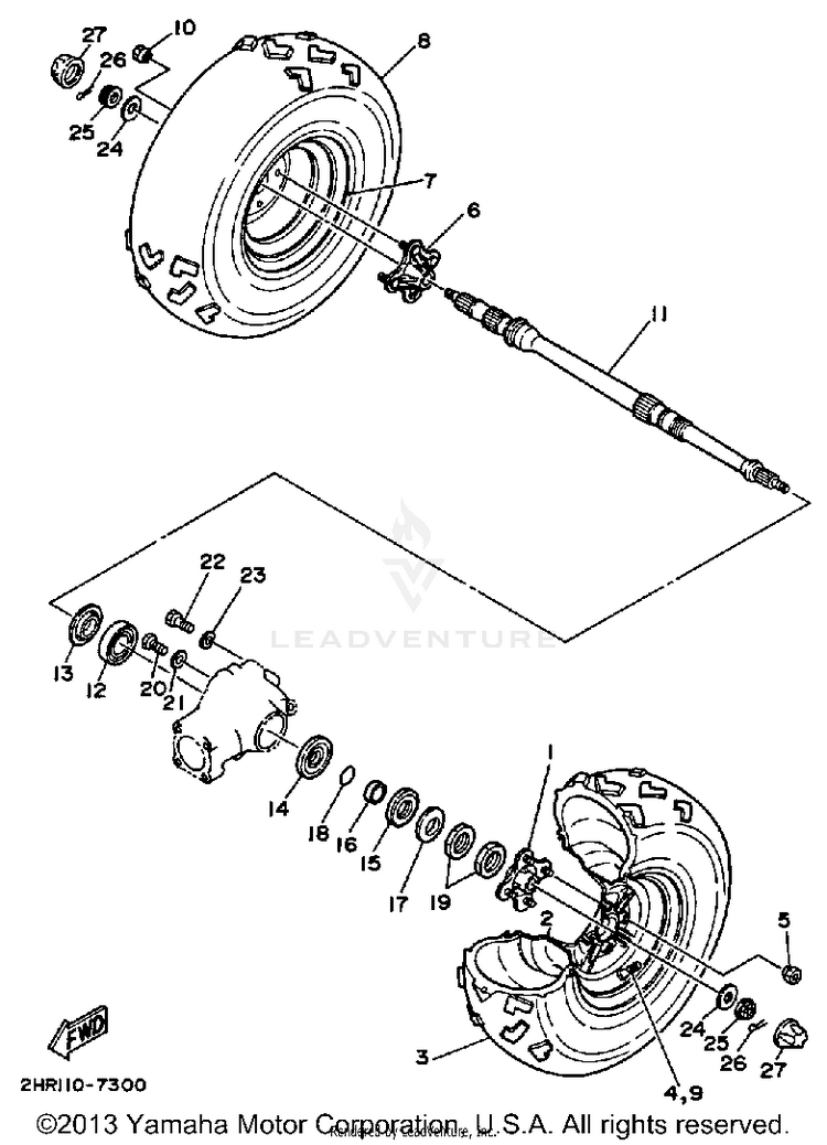 Rear Wheel Schematic