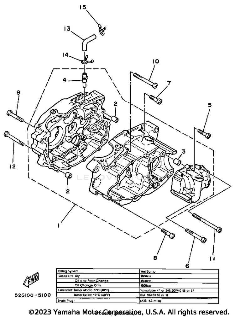 Crankcase Schematic