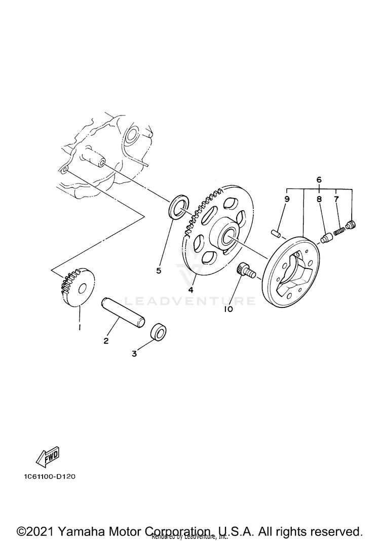 Starter Clutch Schematic