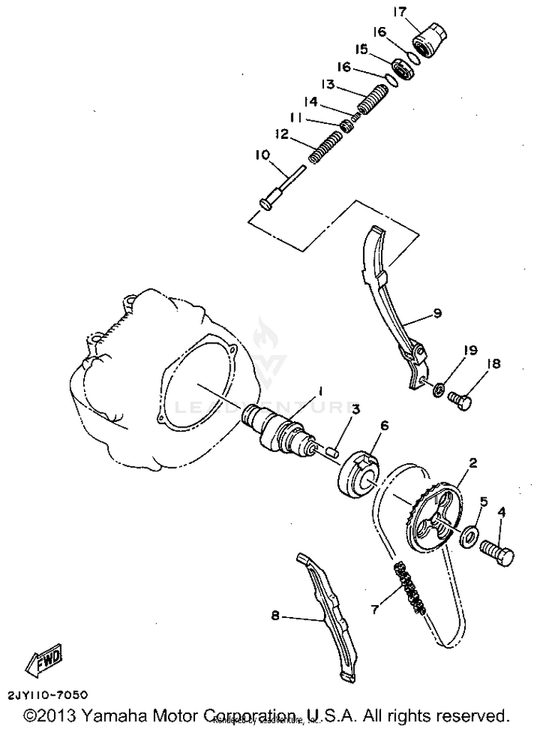 Camshaft Chain Schematic
