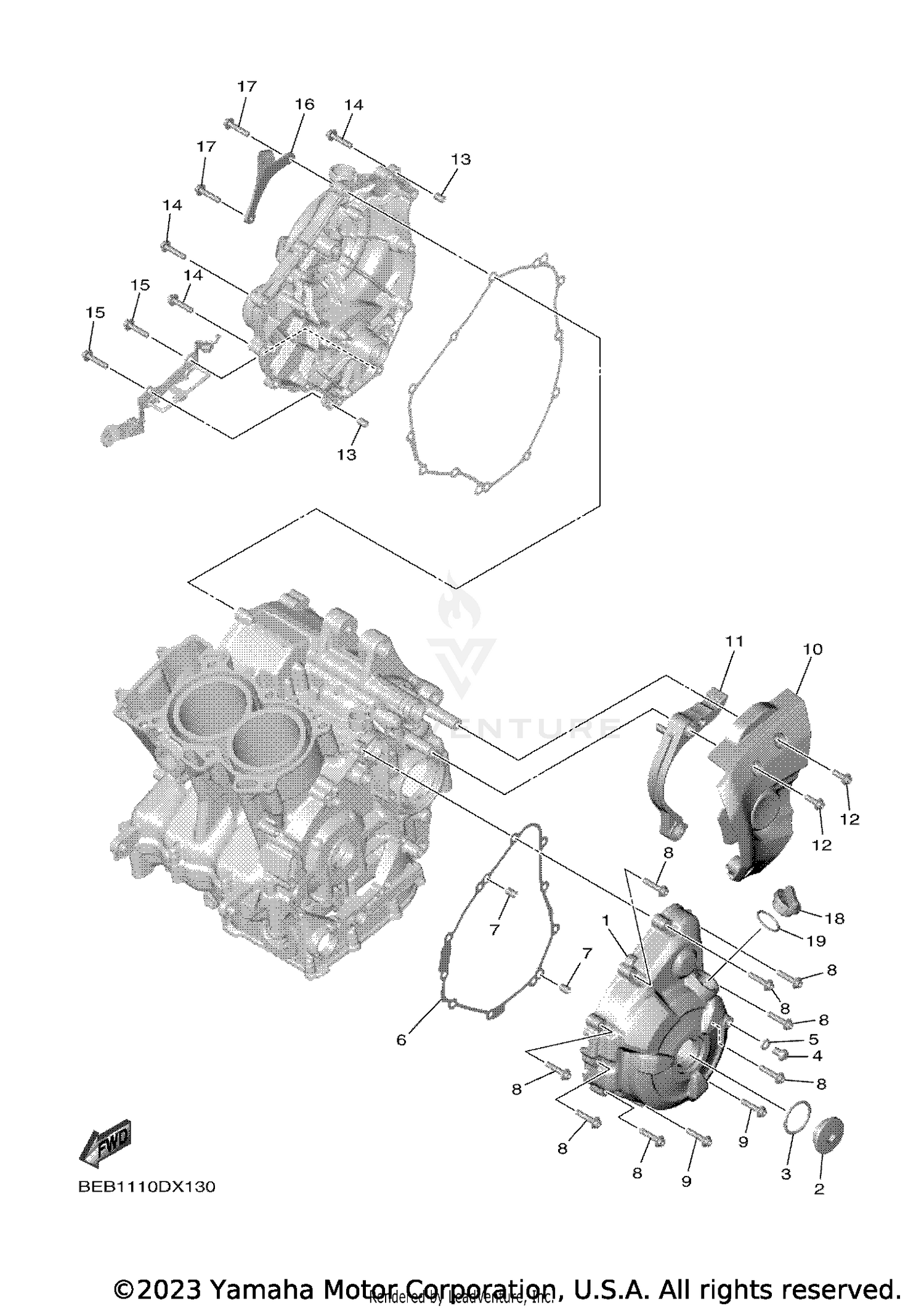 CRANKCASE COVER 1