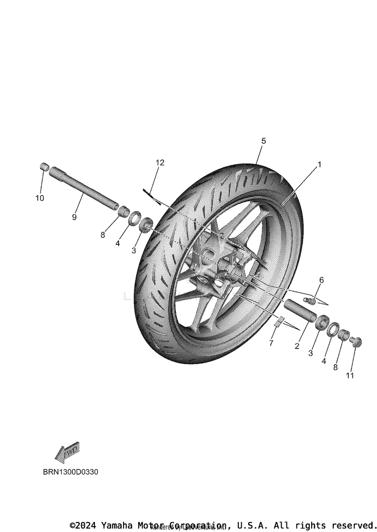 Front Wheel Schematic