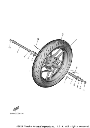 Front Wheel Schematic