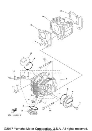 Cylinder Head Schematic