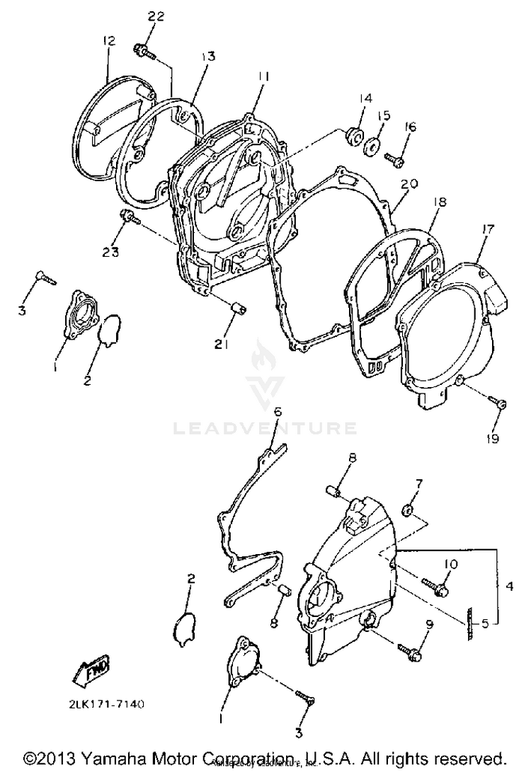 Crankcase Cover Schematic