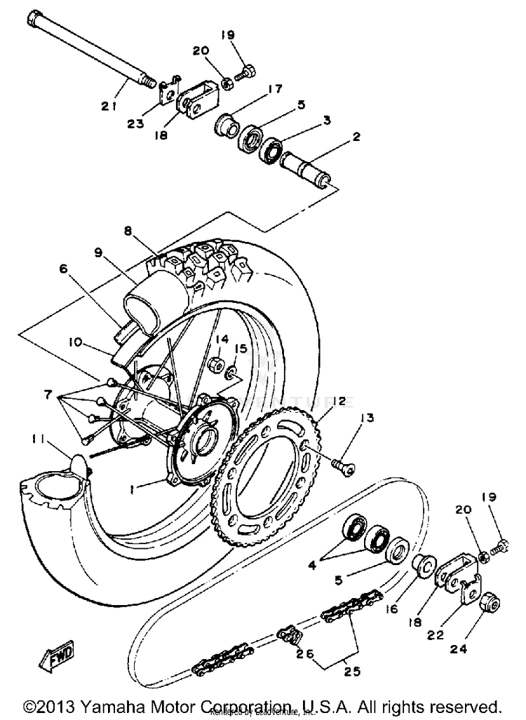 Rear Wheel Schematic