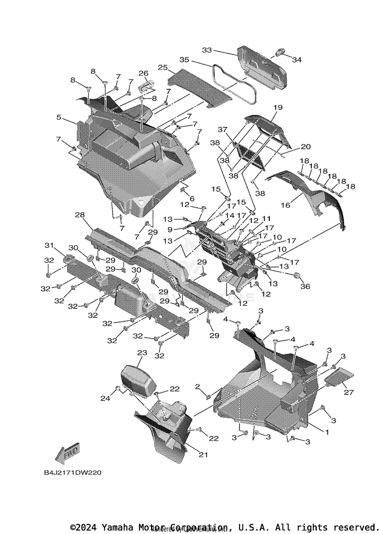 Front Fender 1 Schematic