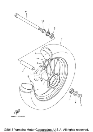 Front Wheel Schematic
