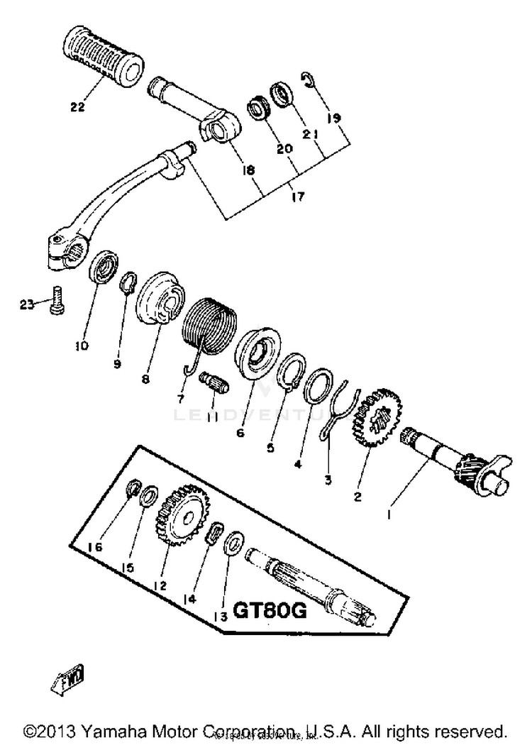 Starter GT80E - 1978 Schematic