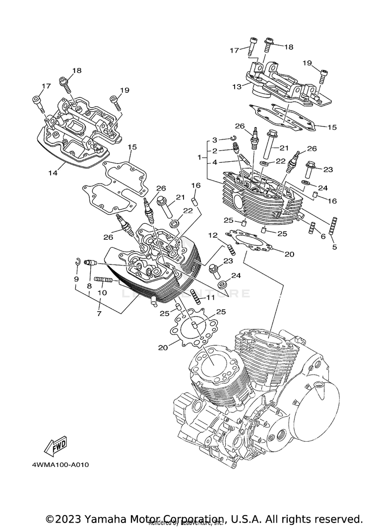 Cylinder Head Schematic