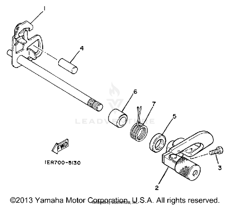 Shift Shaft Schematic