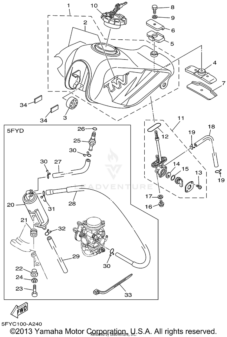 Fuel Tank Schematic