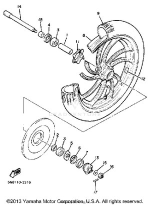 Front Wheel Schematic