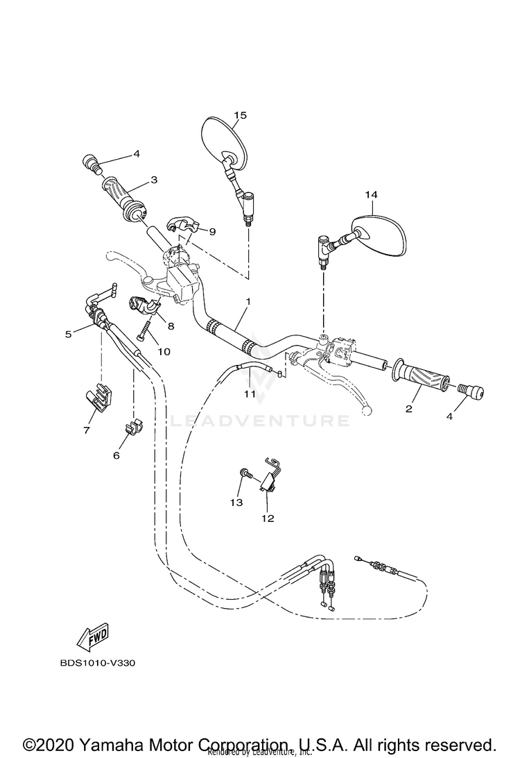 Steering Handle Cable Schematic