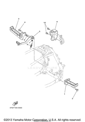 Stand Footrest Schematic