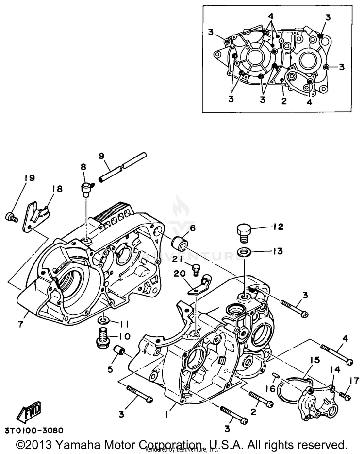 Crankcase Schematic