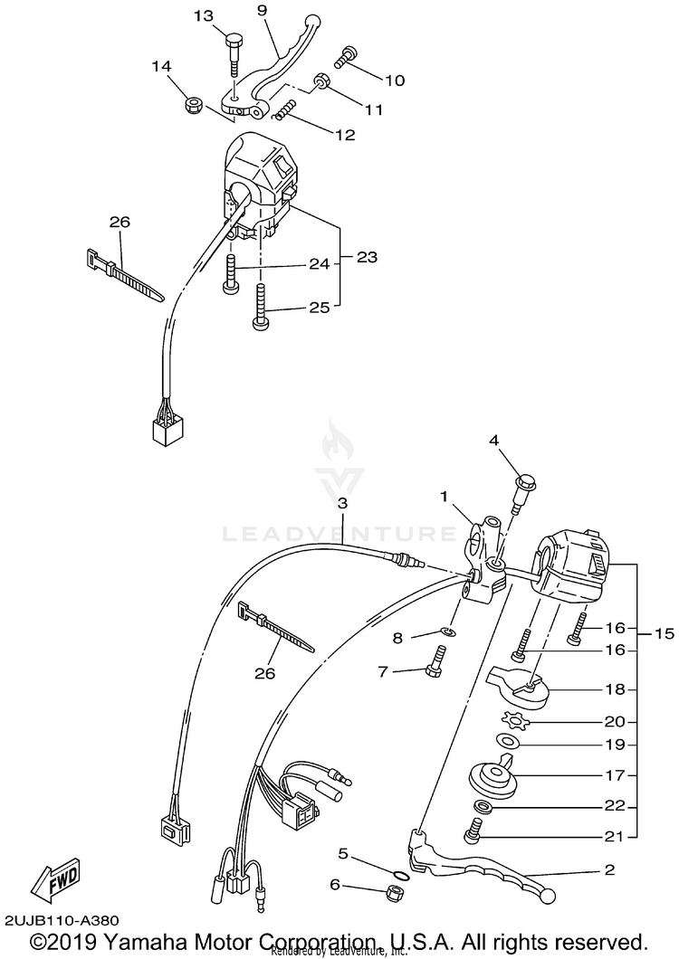 Handle Switch Lever Schematic