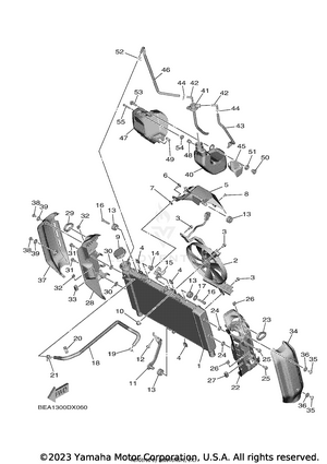 Radiator & Hose Schematic