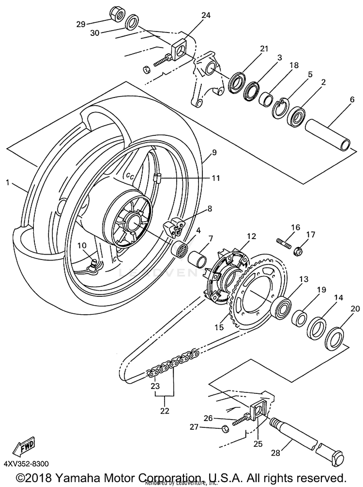 Rear Wheel Schematic