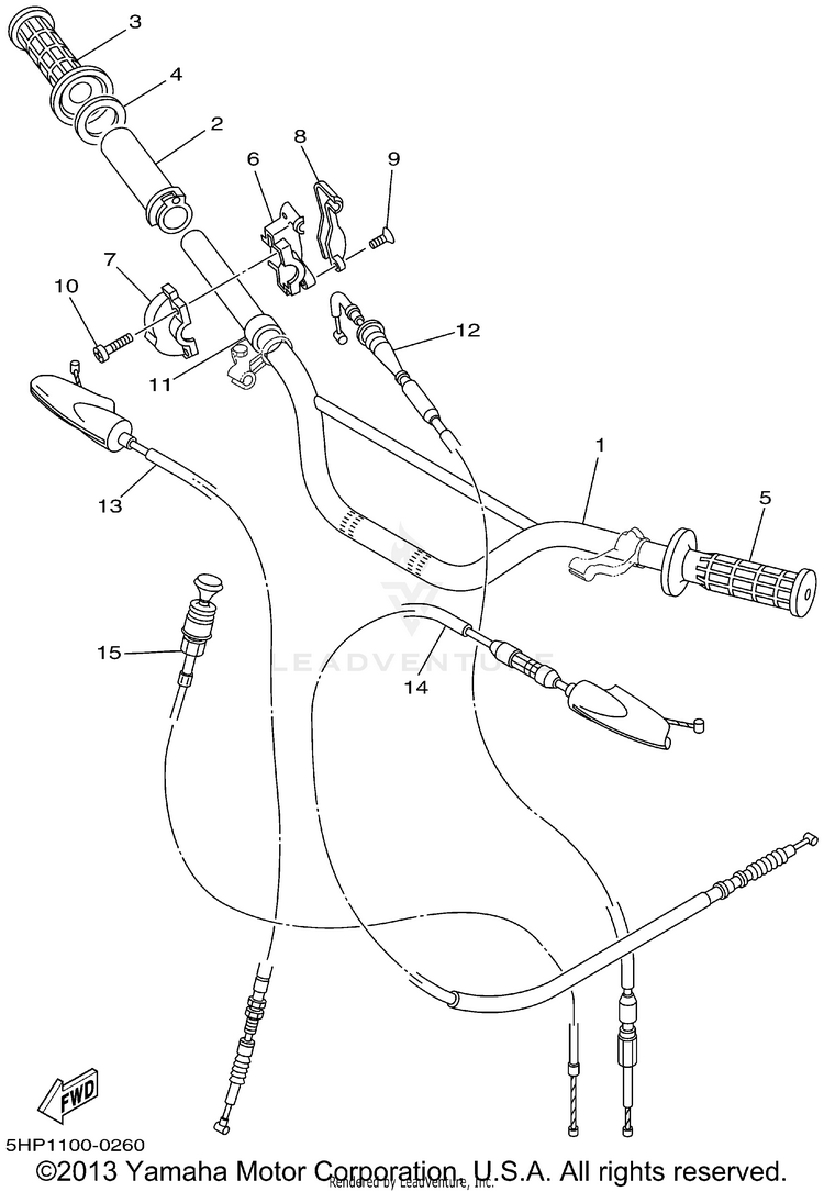 Steering Handle Cable Schematic