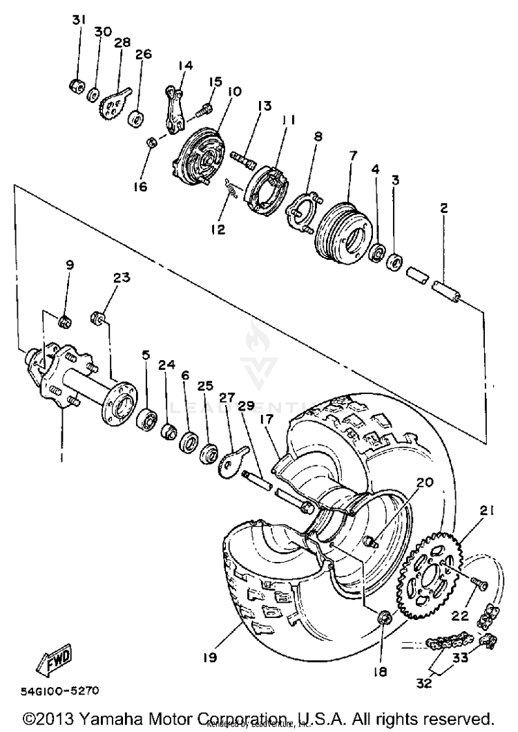 Rear Wheel Schematic