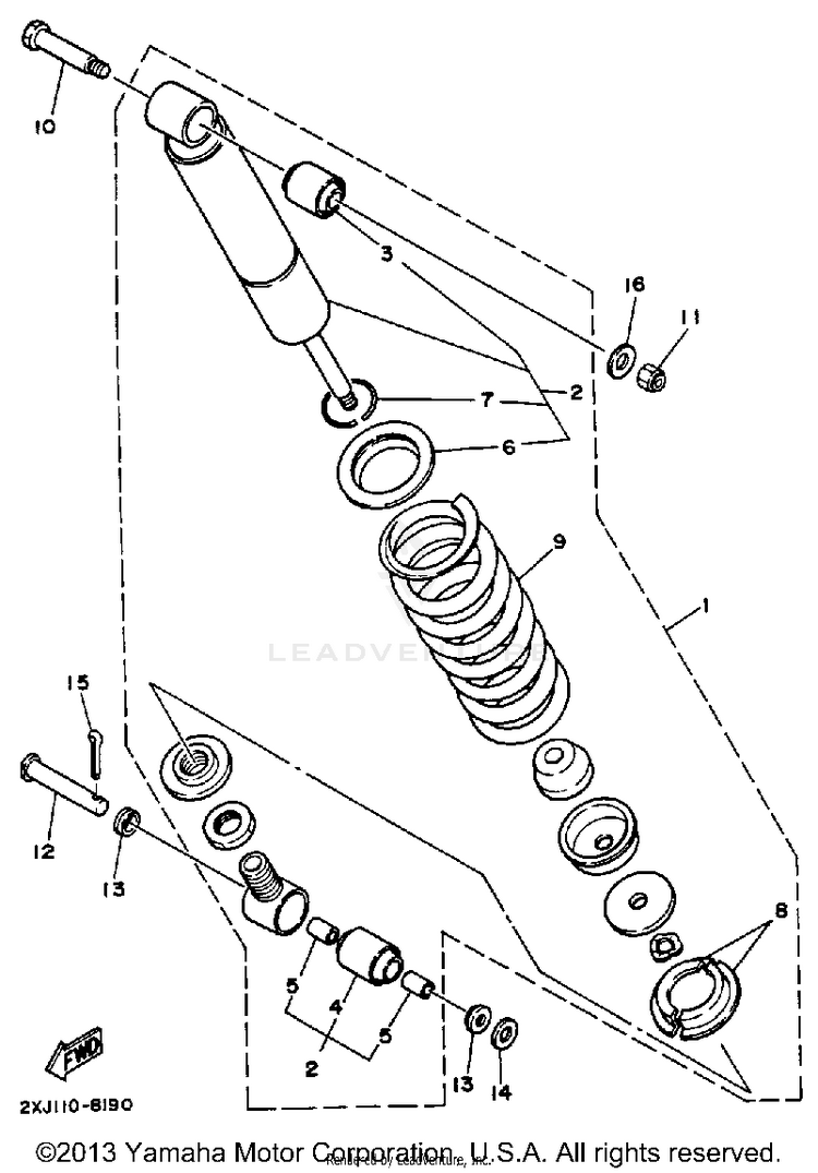 Rear Shocks Schematic