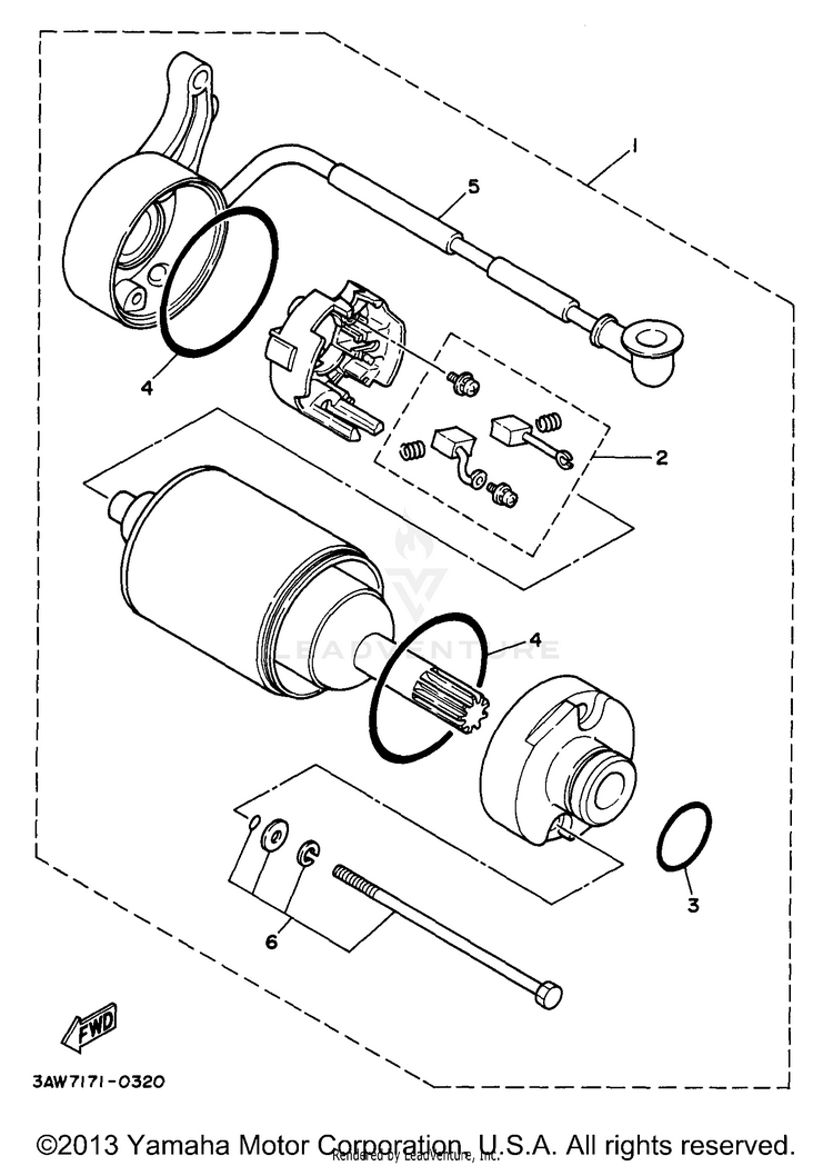 Starting Motor Schematic