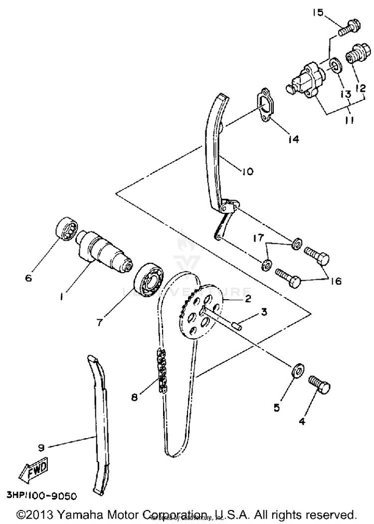 Camshaft Chain Schematic