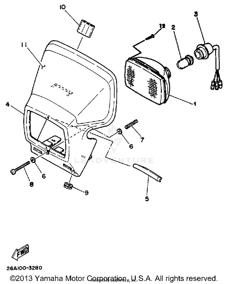 Headlight Schematic