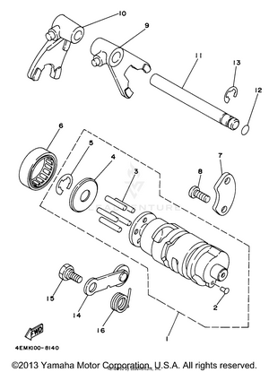 Shift Cam - Fork Schematic