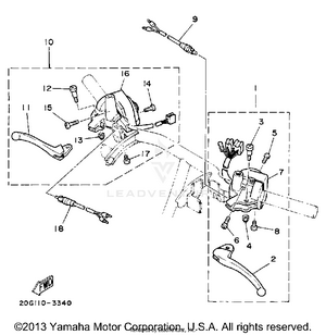Handle Switch - Lever Schematic