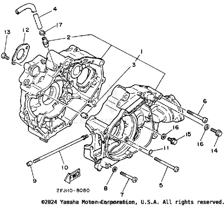 Crankcase Schematic