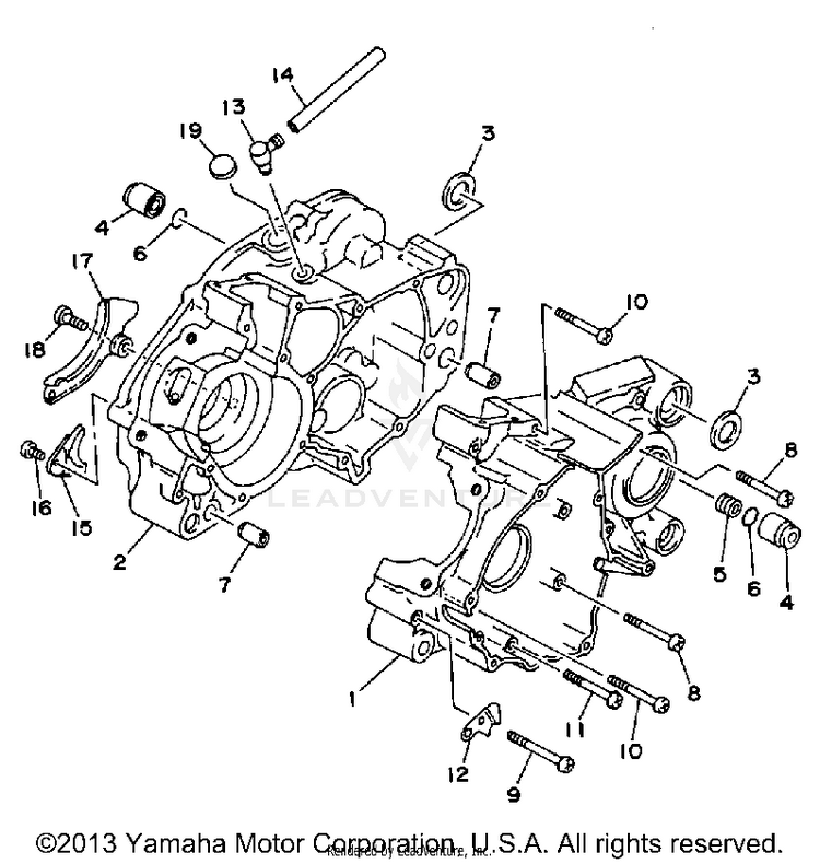 Crankcase Schematic