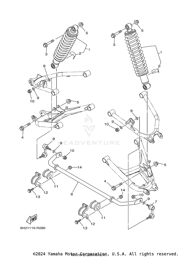 Rear Suspension Schematic