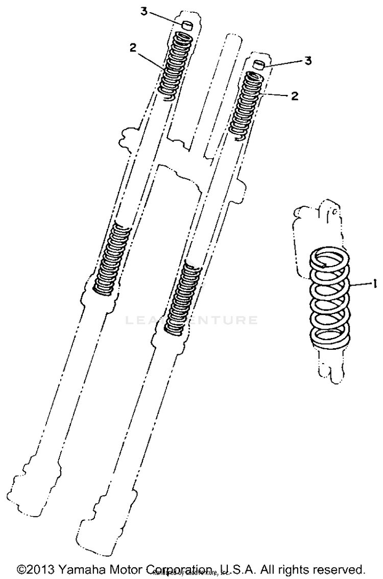 Alternate (Chassis) YZ250E1 - 1993 Schematic