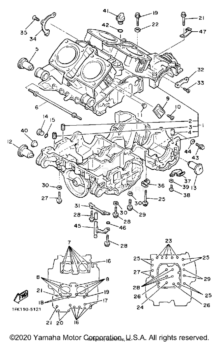 Crankcase Schematic