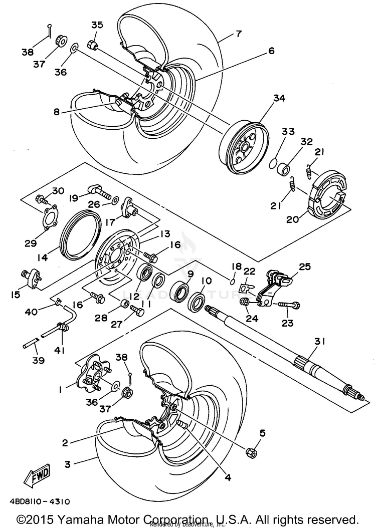 Rear Wheel Schematic