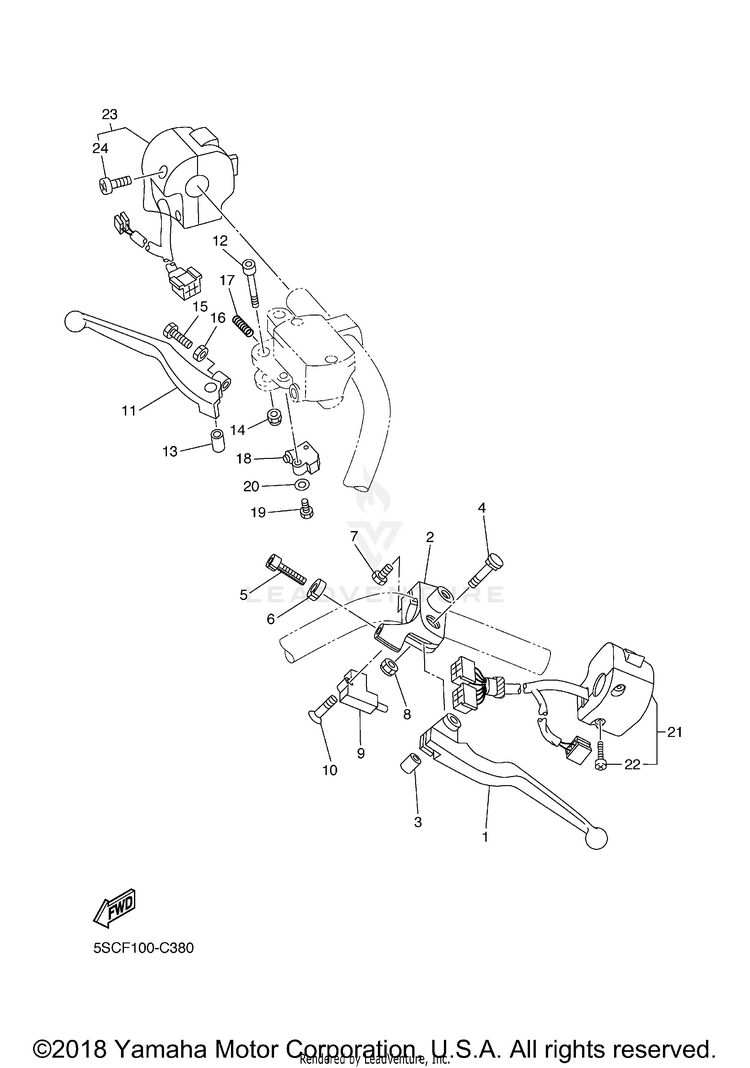 Handle Switch Lever Schematic