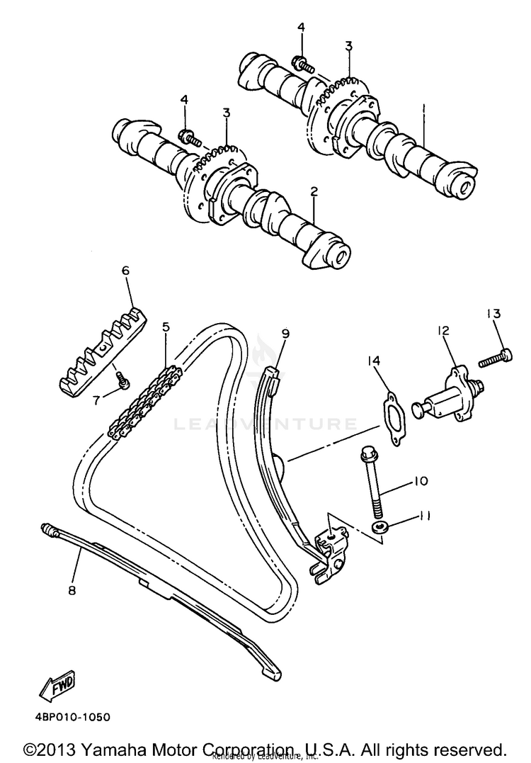 Camshaft Chain Schematic