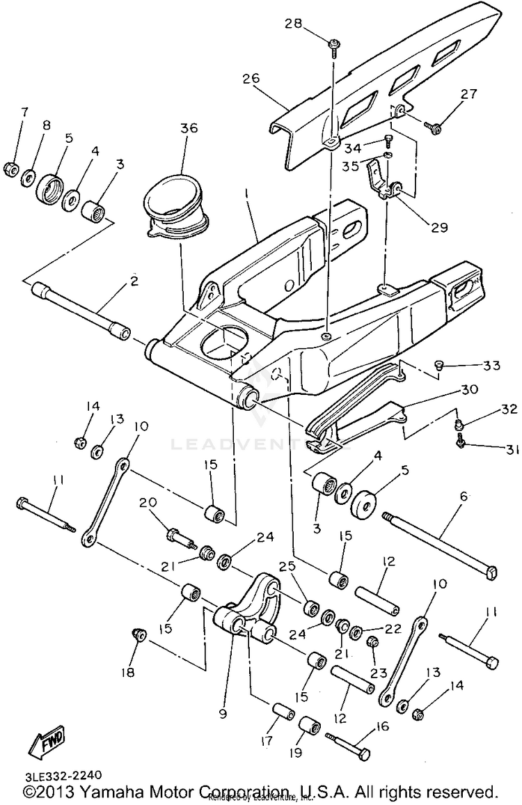 Rear Arm Schematic