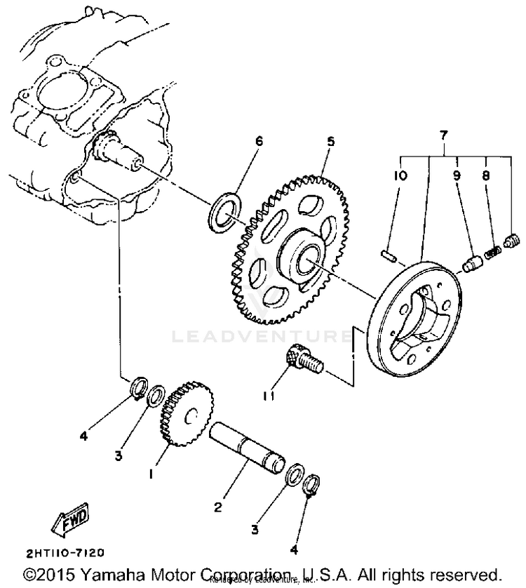 Starter Clutch Schematic