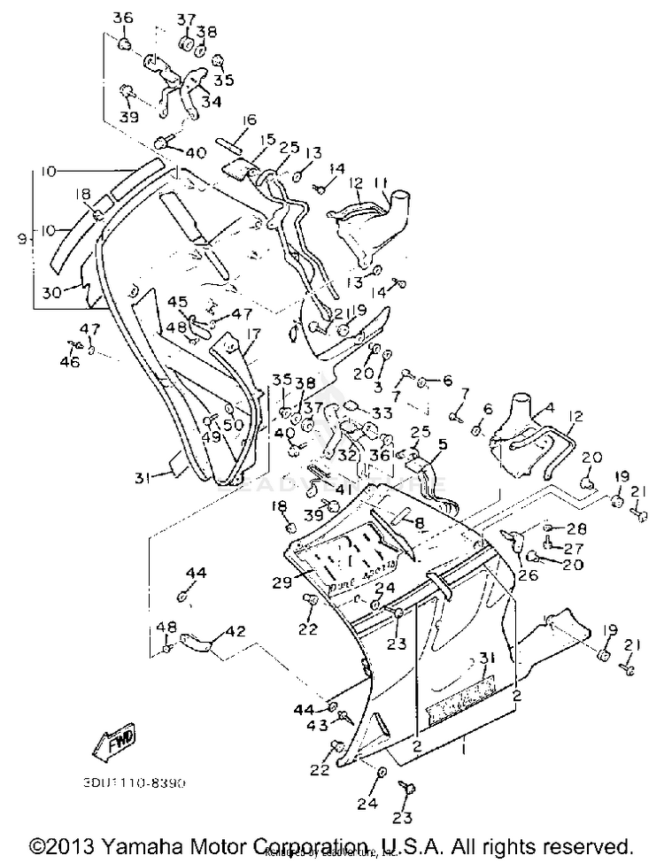 Cowling Noncalifornia Model Schematic
