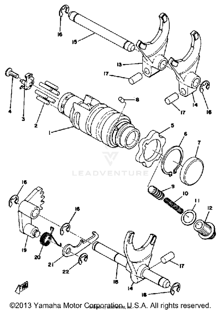 Shifter 1 Yz400c Schematic