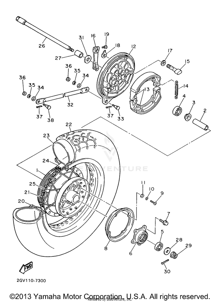 Rear Wheel Schematic