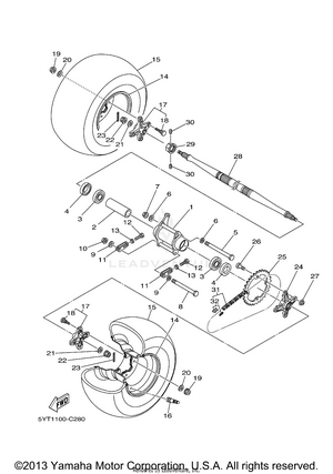 Rear Wheel Schematic
