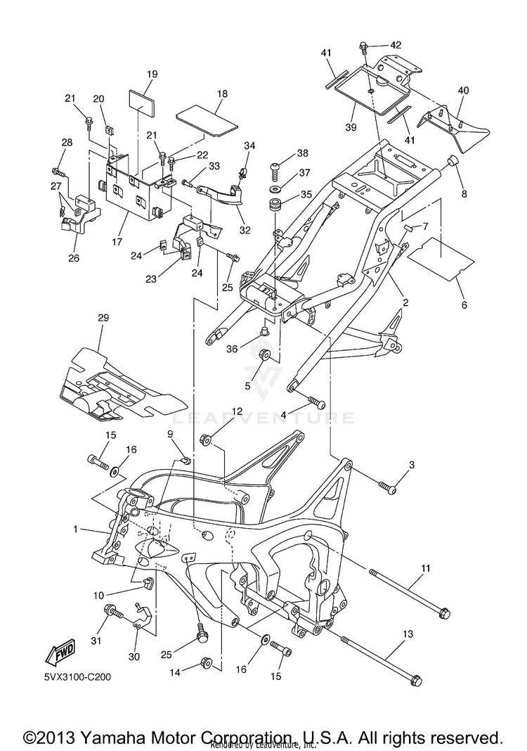 Frame FZ6 - FZ6STC - 2005 Schematic