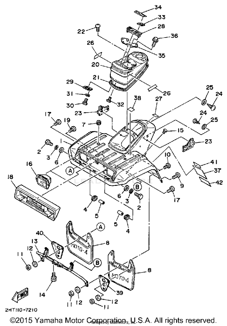 Front Fender Schematic