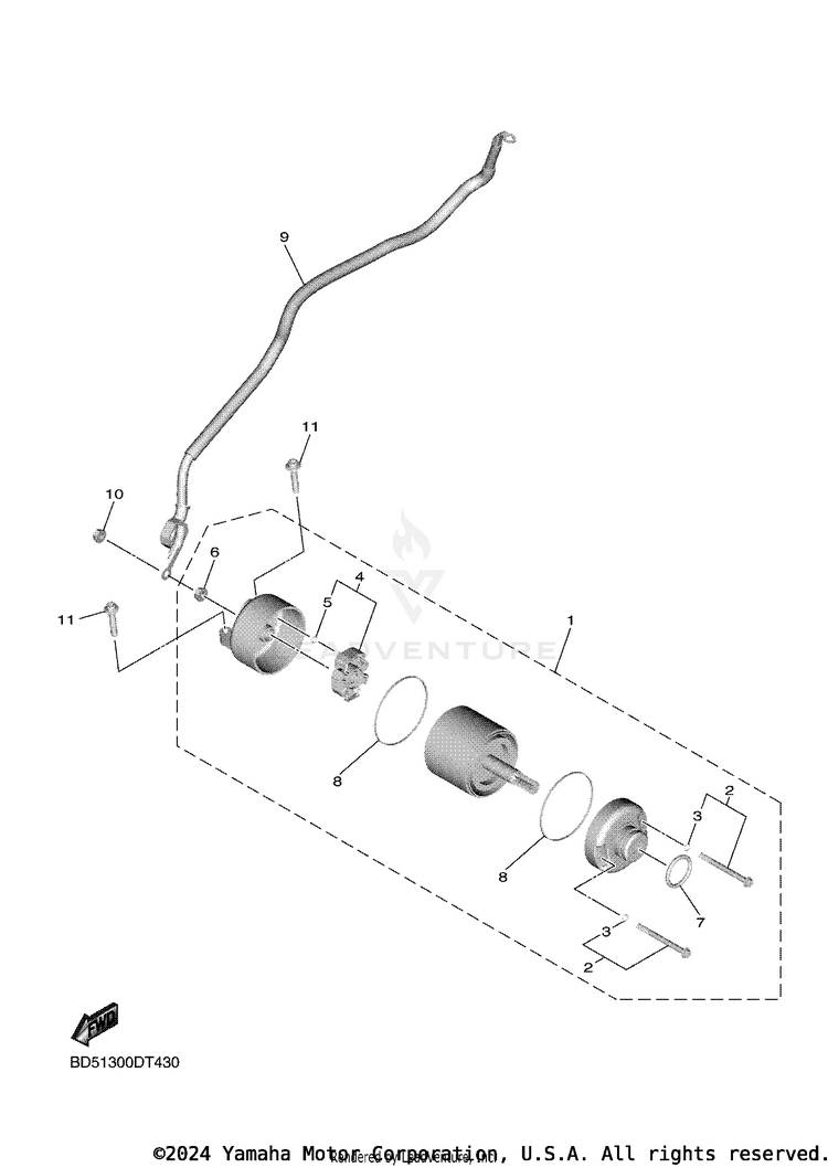 Starting Motor Schematic